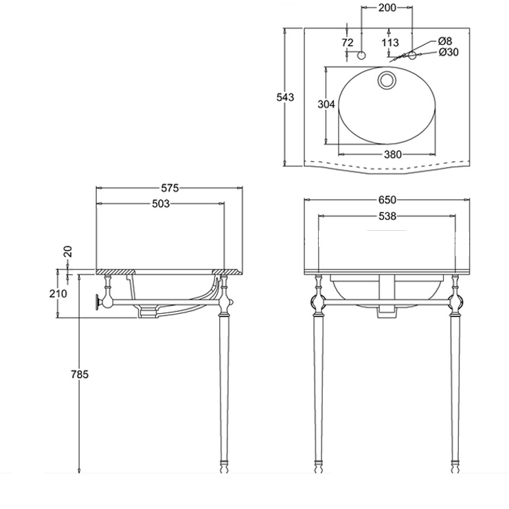 Фото Раковина - стиль Английский - Купить в Интернет-магазине
