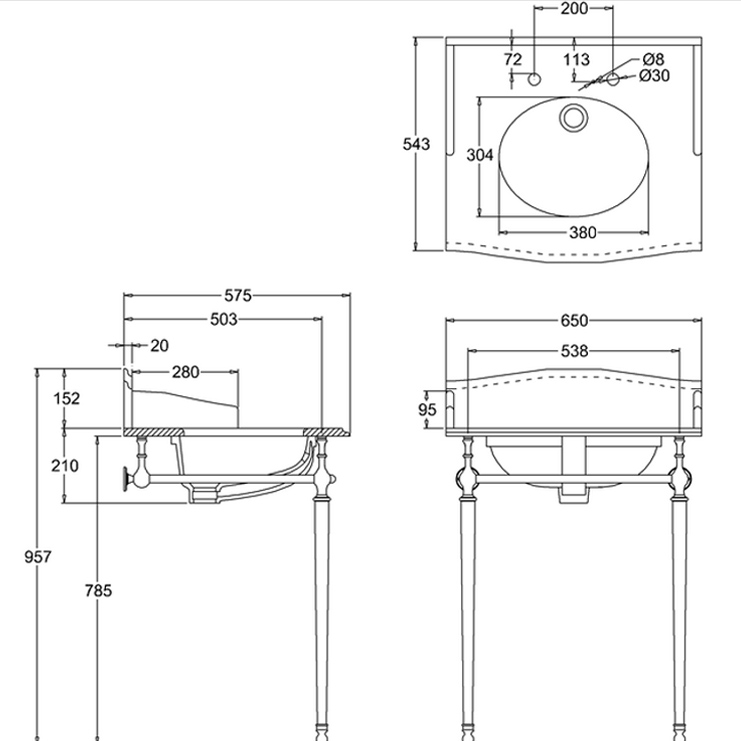 Фото Раковина - стиль Английский - Купить в Интернет-магазине
