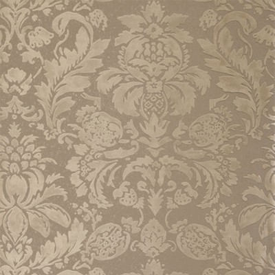 Фото Обои с рисунком - Дамаск - стиль Американский - Коричневые - Купить в Интернет-магазине