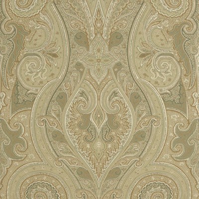 Фото Обои с рисунком - Пейсли - стиль Американский - Зеленые - Купить в Интернет-магазине