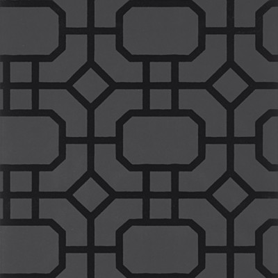 Фото Обои с рисунком - Орнамент - стиль Американский - Черные - Купить в Интернет-магазине