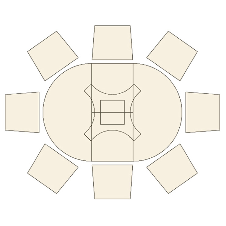 Фото Стол обеденный - стиль Английская классика - Для столовой - большие обеденные столы производства США - Charles Barr - Trafalgar - Купить в Интернет-магазине
