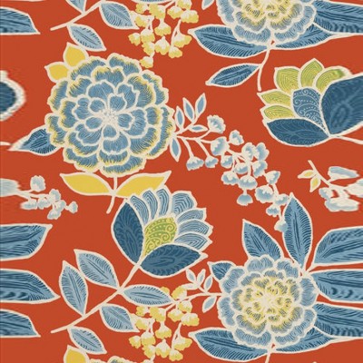 Фото Обои с рисунком - Цветы - стиль Американский - Красные - Купить в Интернет-магазине