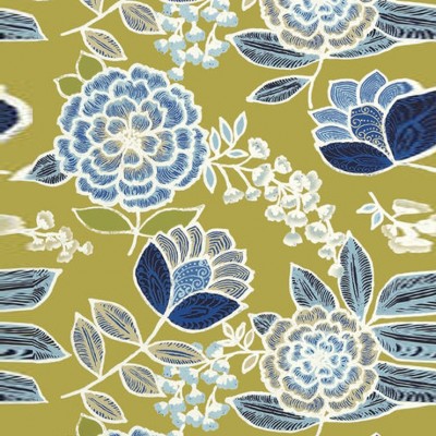 Фото Обои с рисунком - Цветы - стиль Американский - Зеленые - Купить в Интернет-магазине