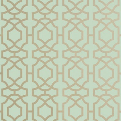 Фото Обои с рисунком - Орнамент - стиль Американский - Бирюзовые - Купить в Интернет-магазине