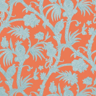 Фото Обои с рисунком - Растение - стиль Американский - Оранжевые - Купить в Интернет-магазине