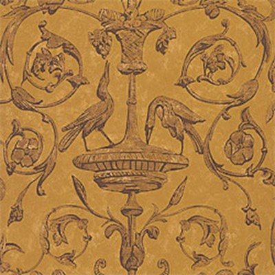 Фото Обои с рисунком - Завиток - стиль Американский - Золотые - Купить в Интернет-магазине