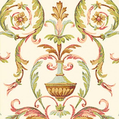 Фото Обои с рисунком - Завиток - стиль Американский - Кремовые - Купить в Интернет-магазине