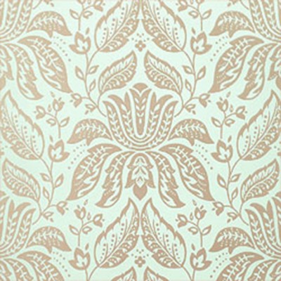 Фото Обои с рисунком - Дамаск - стиль Американский - Бирюзовые - Купить в Интернет-магазине