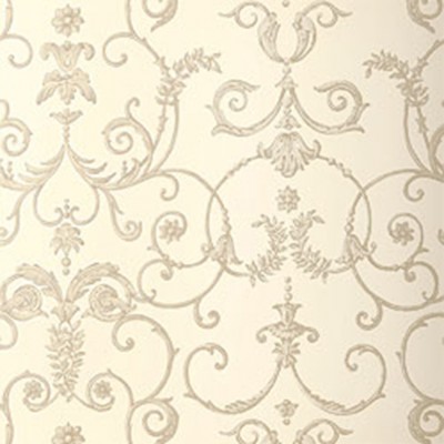 Фото Обои с рисунком - Завиток - стиль Американский - Кремовые - Купить в Интернет-магазине