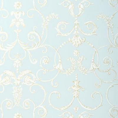 Фото Обои с рисунком - Завиток - стиль Американский - Голубы - Купить в Интернет-магазине
