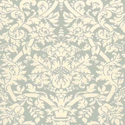 Фото Обои с рисунком - Дамаск - стиль Американский - Синие - Купить в Интернет-магазине