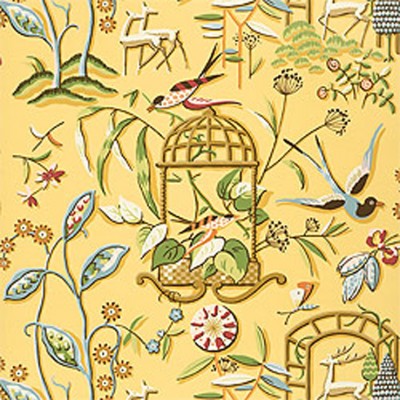 Фото Обои с рисунком - Анималистический принт - стиль Американский - Желтые - Купить в Интернет-магазине