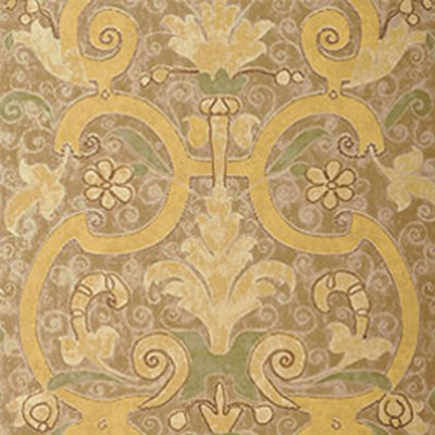 Фото Обои с рисунком - Завиток - стиль Американский - Коричневые - Купить в Интернет-магазине