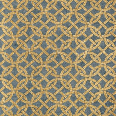 Фото Обои с рисунком - Орнамент - стиль Американский - Синие - Купить в Интернет-магазине