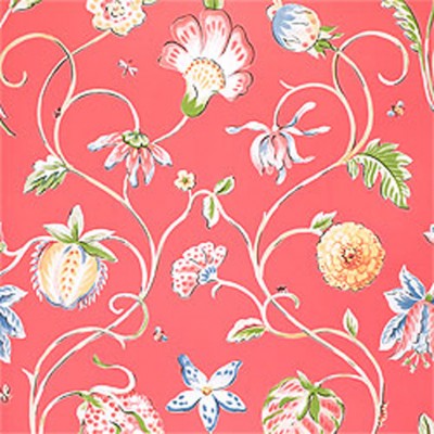 Фото Обои с рисунком - Орнамент - стиль Американский - Розовые - Купить в Интернет-магазине