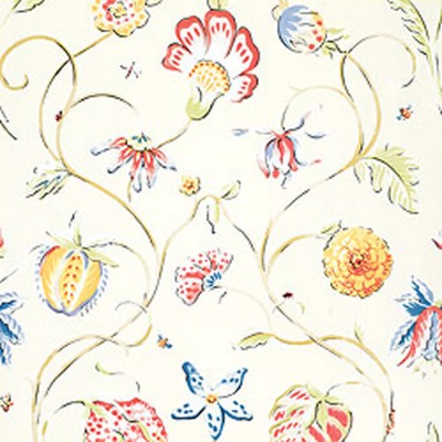 Фото Обои с рисунком - Орнамент - стиль Американский - Кремовые - Купить в Интернет-магазине