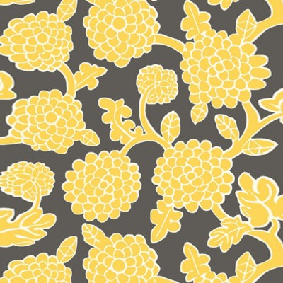 Фото Обои с рисунком - Цветы - стиль Американский - Серые - Купить в Интернет-магазине