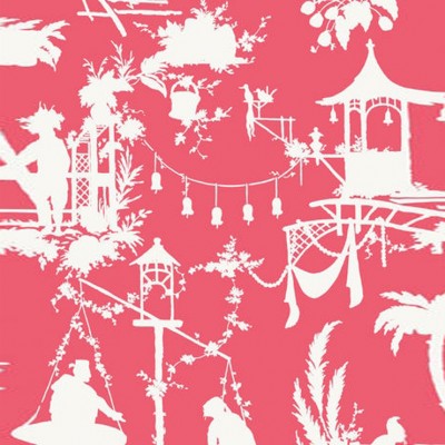 Фото Обои с рисунком - Туаль - стиль Американский - Розовые - Купить в Интернет-магазине