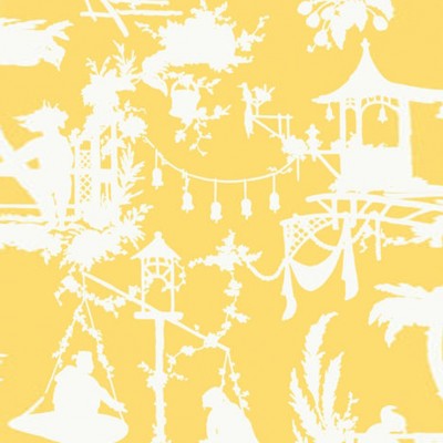 Фото Обои с рисунком - Туаль - стиль Американский - Желтые - Купить в Интернет-магазине