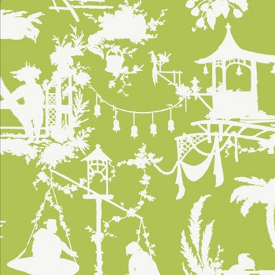 Фото Обои с рисунком - Туаль - стиль Американский - Зеленые - Купить в Интернет-магазине