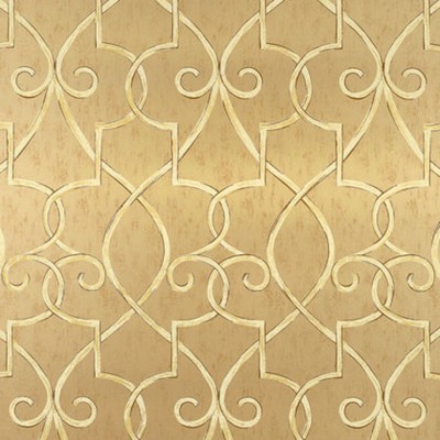 Фото Обои с рисунком - Орнамент - стиль Американский - Золотые - Купить в Интернет-магазине