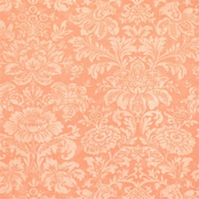 Фото Обои с рисунком - Дамаск - стиль Американский - Оранжевые - Купить в Интернет-магазине