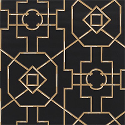Фото Обои с рисунком - Орнамент - стиль Американский - Черные - Купить в Интернет-магазине