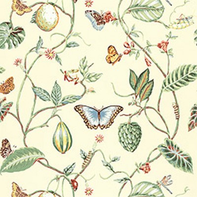 Фото Обои с рисунком - Растение - стиль Американский - Кремовые - Купить в Интернет-магазине