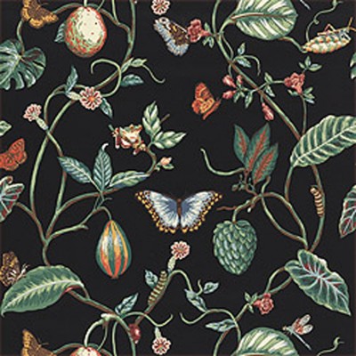 Фото Обои с рисунком - Растение - стиль Американский - Черные - Купить в Интернет-магазине