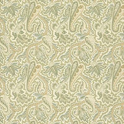 Фото Обои с рисунком - Пейсли - стиль Американский - Зеленые - Купить в Интернет-магазине