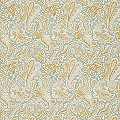 Фото Обои с рисунком - Пейсли - стиль Американский - Синие - Купить в Интернет-магазине