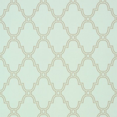 Фото Обои с рисунком - Орнамент - стиль Американский - Бирюзовые - Купить в Интернет-магазине