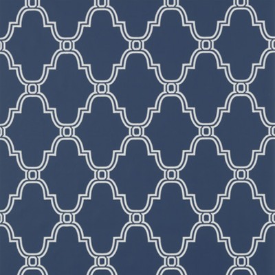 Фото Обои с рисунком - Орнамент - стиль Американский - Синие - Купить в Интернет-магазине