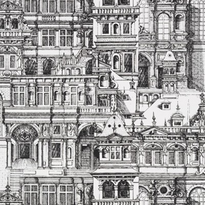 Фото Обои с рисунком - Крупный декор - стиль Американский - Белые - Купить в Интернет-магазине