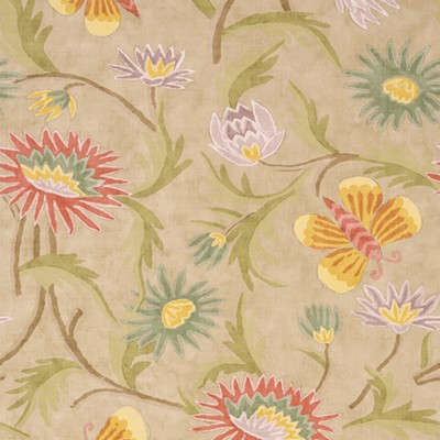Фото Обои с рисунком - Цветы - стиль Американский - Бежевые - Купить в Интернет-магазине