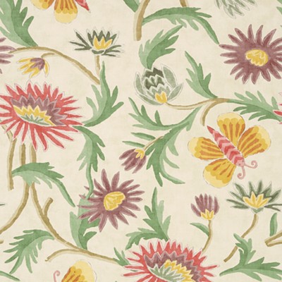 Фото Обои с рисунком - Цветы - стиль Американский - Кремовые - Купить в Интернет-магазине