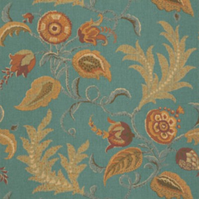 Фото Обои с рисунком - Крупный декор - стиль Американский - Бирюзовые - Купить в Интернет-магазине