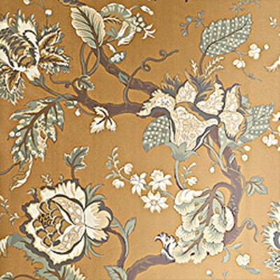 Фото Обои с рисунком - Цветы - стиль Американский - Золотые - Купить в Интернет-магазине