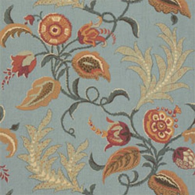 Фото Обои с рисунком - Крупный декор - стиль Американский - Синие - Купить в Интернет-магазине