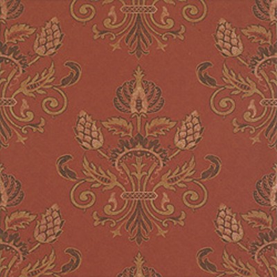 Фото Обои с рисунком - Дамаск - стиль Американский - Красные - Купить в Интернет-магазине