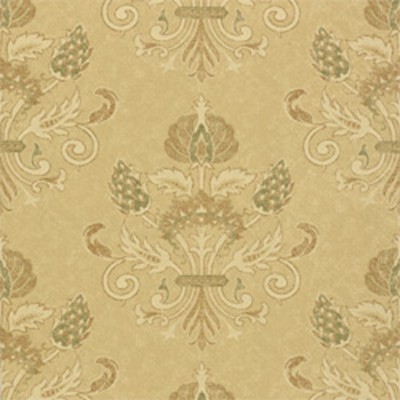 Фото Обои с рисунком - Дамаск - стиль Американский - Бежевые - Купить в Интернет-магазине