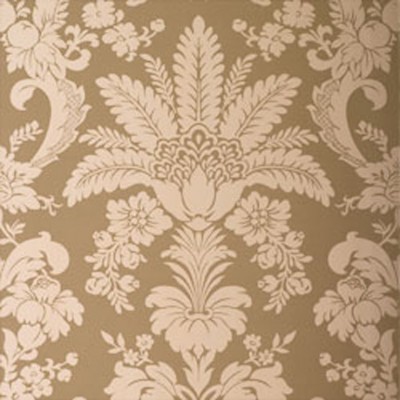 Фото Обои с рисунком - Дамаск - стиль Американский - Коричневые - Купить в Интернет-магазине