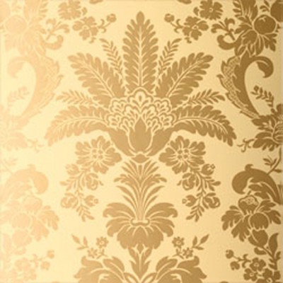 Фото Обои с рисунком - Дамаск - стиль Американский - Желтые - Купить в Интернет-магазине