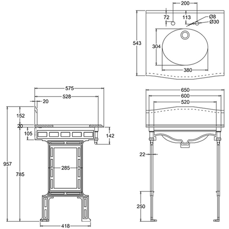 Фото Раковина - стиль Английский - Купить в Интернет-магазине