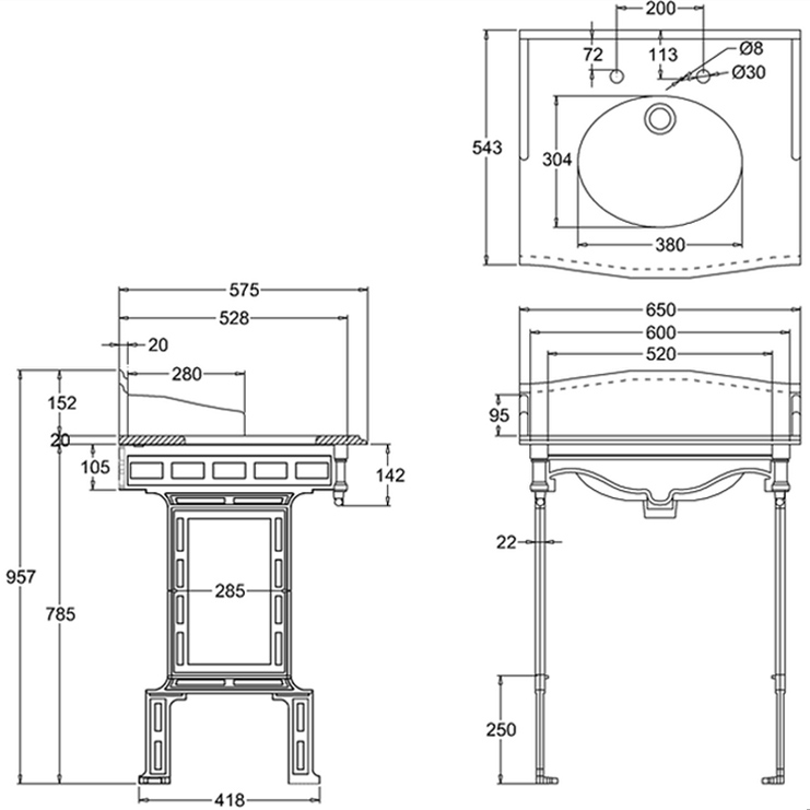 Фото Раковина - стиль Английский - Купить в Интернет-магазине
