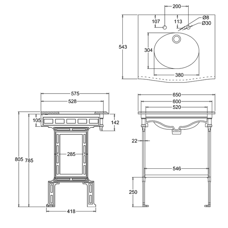 Фото Раковина - стиль Английский - Купить в Интернет-магазине