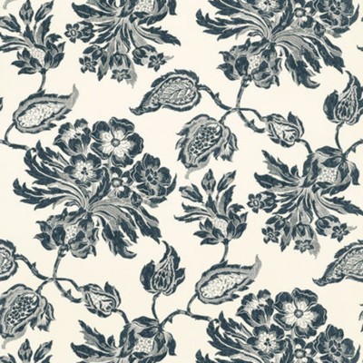 Фото Обои с рисунком - Растение - стиль Американский - Синие - Купить в Интернет-магазине