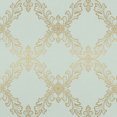 Фото Обои с рисунком - Орнамент - стиль Американский - Бирюзовые - Купить в Интернет-магазине