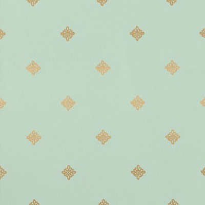 Фото Обои с рисунком - Крупный декор - стиль Американский - Бирюзовые - Купить в Интернет-магазине